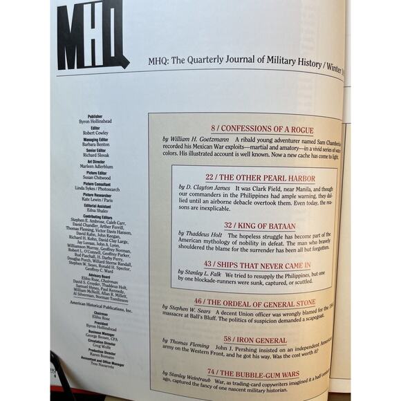 MHQ The Quarterly Journal of Military History Winter 1994 Volume 7 Number 2 HC - Picture 8 of 9